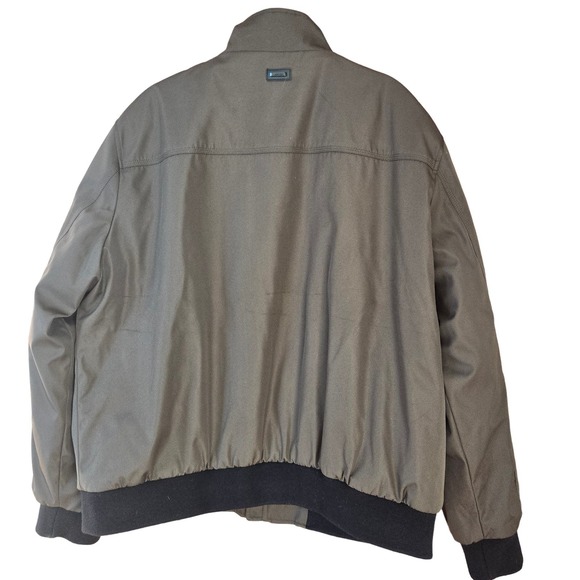 Calvin Klein Mens Classic Zip-Front Ripstop Bomber Jacket Tech XL Dark Tan - Picture 8 of 15